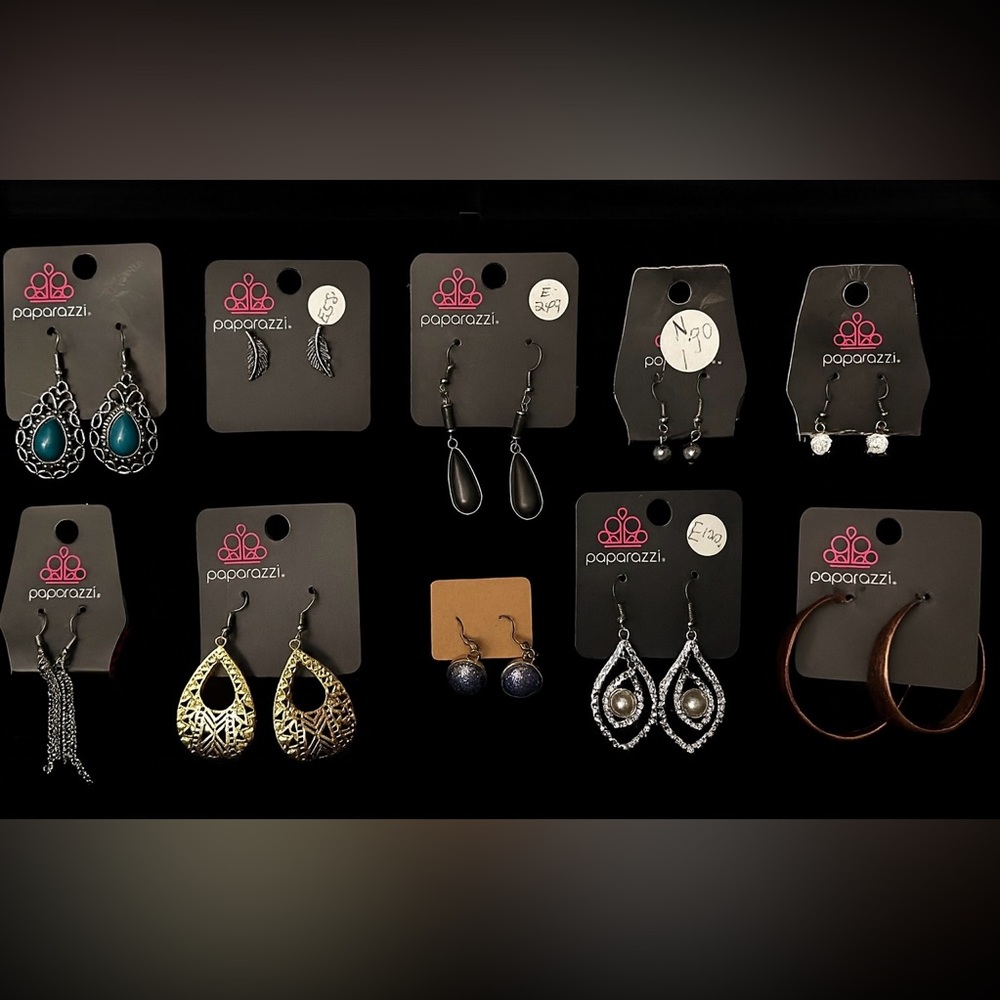 Black and Silver Earring Collection
